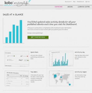 Kobo Writing Life Dashboard